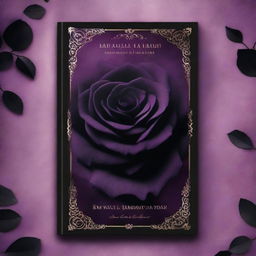 A mysterious and captivating book cover titled 'El misterio de la ROSA NEGRA'