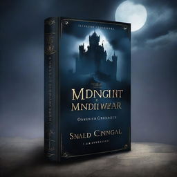 A mysterious and dark cover for a book titled 'Shadows of Midnight: The Royal Covenant'