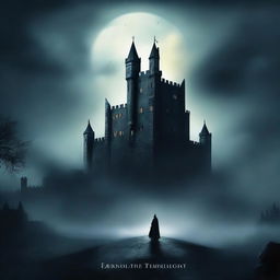 A mysterious and dark cover for a book titled 'Shadows of Midnight: The Royal Covenant'