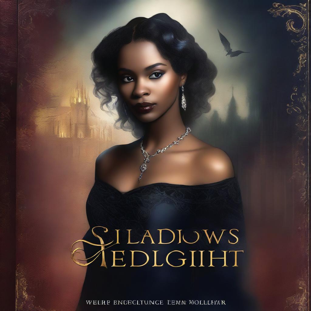 Design a book cover for 'Shadows of Midnight: The Royal Covenant