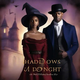 Design a book cover for 'Shadows of Midnight: The Royal Covenant