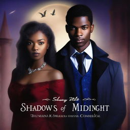 Design a book cover for 'Shadows of Midnight: The Royal Covenant