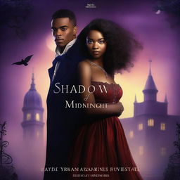 Design a book cover for 'Shadows of Midnight: The Royal Covenant