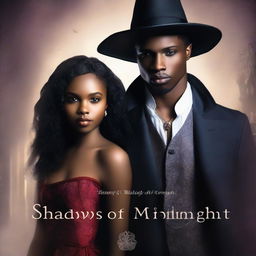 Design a book cover for 'Shadows of Midnight: The Royal Covenant