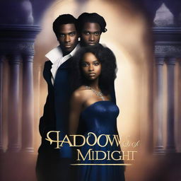 Design a book cover for 'Shadows of Midnight: The Royal Covenant