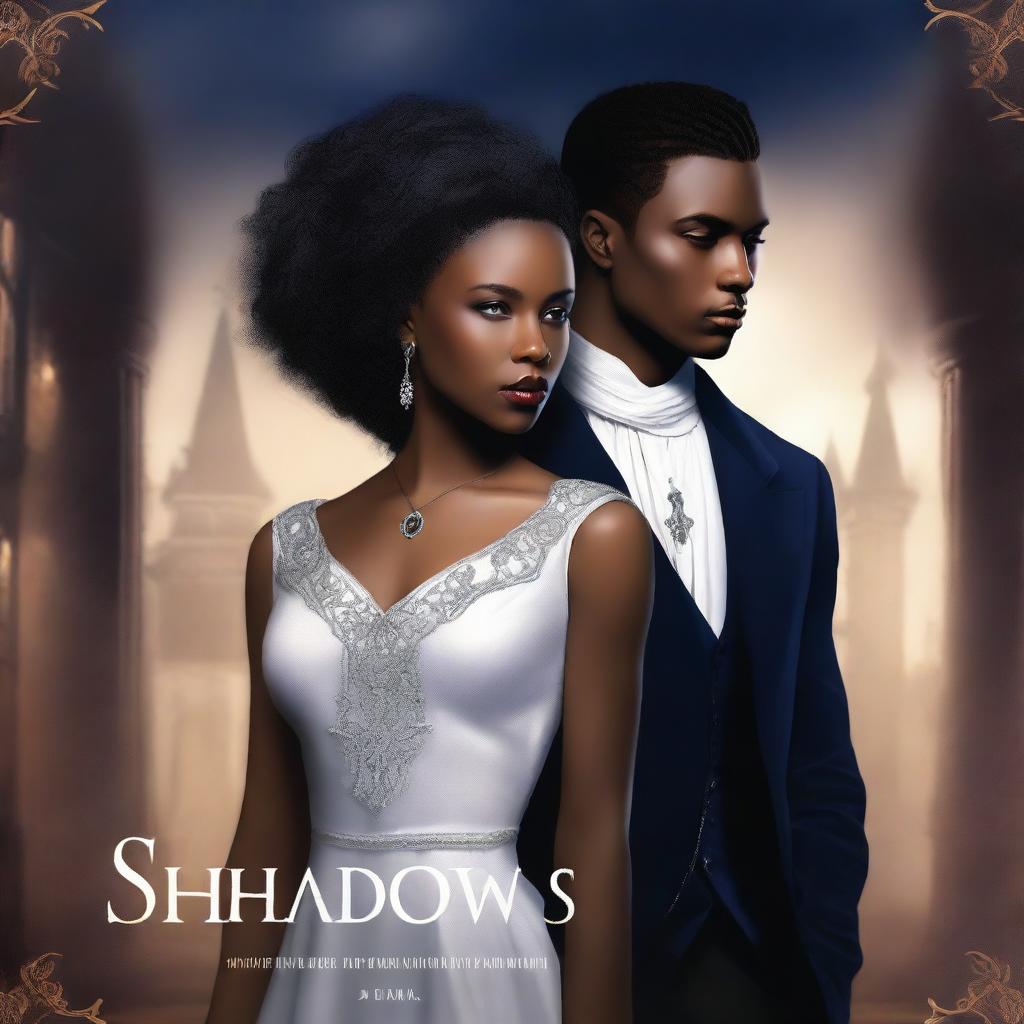 Design a book cover for 'Shadows of Midnight: The Royal Covenant