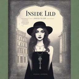 Create a book cover titled 'Inside the Lid' by Tiffany Watson, inspired by the style of Rich Vozi's 'All Dead