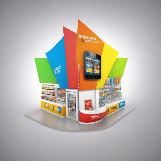 A vibrant and professional image for 'MI Tienda', a cell phone repair shop