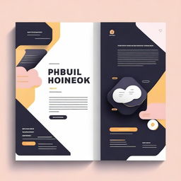 Create a visually stunning cover page with an eye-catching design