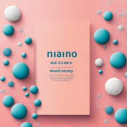 Create a cover page for a scientific document titled 'Nano Sheets with Nano Rods'