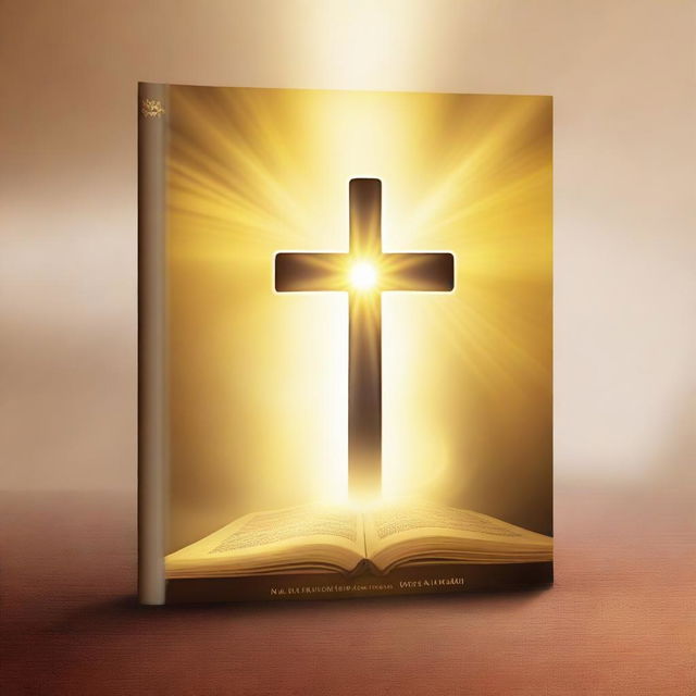 Create a professional and attractive book cover that depicts Christ’s redemption and his work in human life