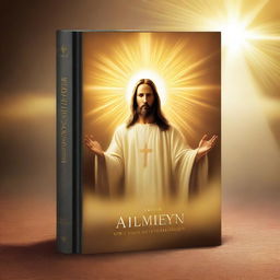 Create a professional and attractive book cover that depicts Christ’s redemption and his work in human life with a heavenly and epic look