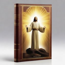 Create a professional and attractive book cover that depicts Christ’s redemption and his work in human life with a heavenly and epic look