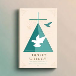 Create a cover for a Christian theological book that explores the concept of the Trinity