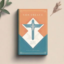 Design a professional and attractive cover for a Christian theological book that explores the concept of the Trinity