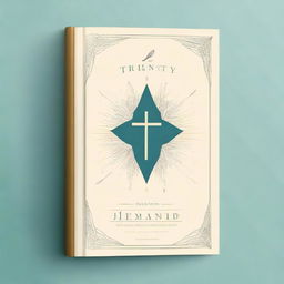 Design a professional and attractive cover for a Christian theological book that explores the concept of the Trinity