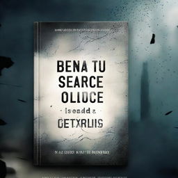 Create a mystery book cover with the title 'Beneath the Surface: Disturbing and Unexplained Mysteries'