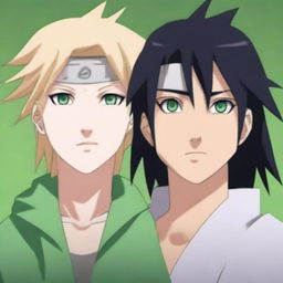 Close-up of faces: a beautiful, short blonde princess with blue eyes, and a tall, handsome prince with long black hair and green eyes