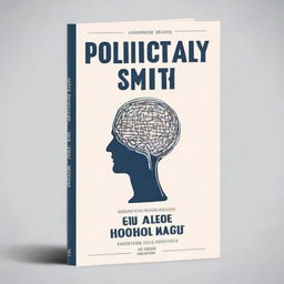 Design a book cover for a book on political psychology, focusing on the mentality of politicians from a psychological perspective