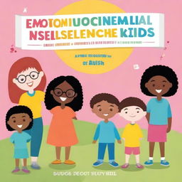 Create a high-quality, attractive eBook cover with the title 'Emotional Intelligence for Kids: A Parent's Guide to Nurturing Empathy and Self-Awareness'