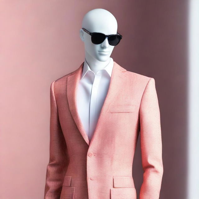 A stylish mannequin dressed in fashionable clothes