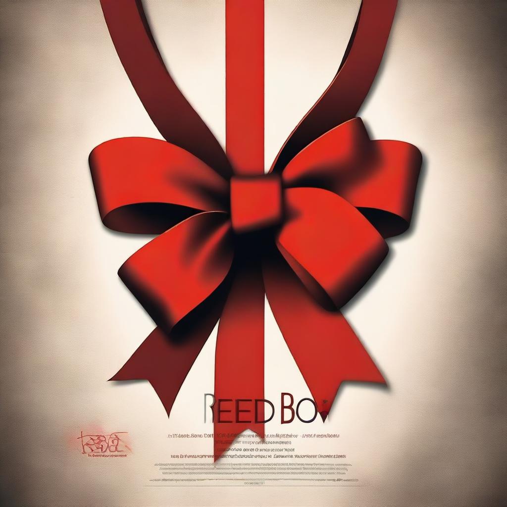 Design a captivating movie poster for a film titled 'Red Bow'