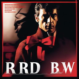 A movie poster with the title 'Red Bow'