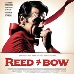 A movie poster with the title 'Red Bow'