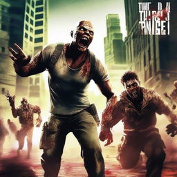 Create a detailed image featuring a scene from the game Dead Trigger with zombies