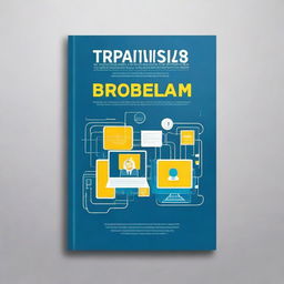 A professional book cover design for a digital transformation guide, titled 'Transformasi Digital dalam Pembinaan Jabatan Fungsional: Blueprint Menuju Birokrasi Modern