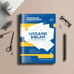 A professional book cover design for a digital transformation guide, titled 'Transformasi Digital dalam Pembinaan Jabatan Fungsional: Blueprint Menuju Birokrasi Modern