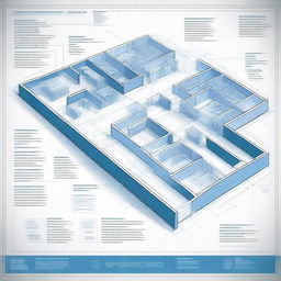 A detailed blueprint illustrating the path to modern bureaucracy