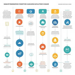 A detailed digital transformation roadmap, featuring key milestones, timelines, and strategic initiatives