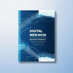 Create a book cover with the title 'Digital Transformation Roadmap'