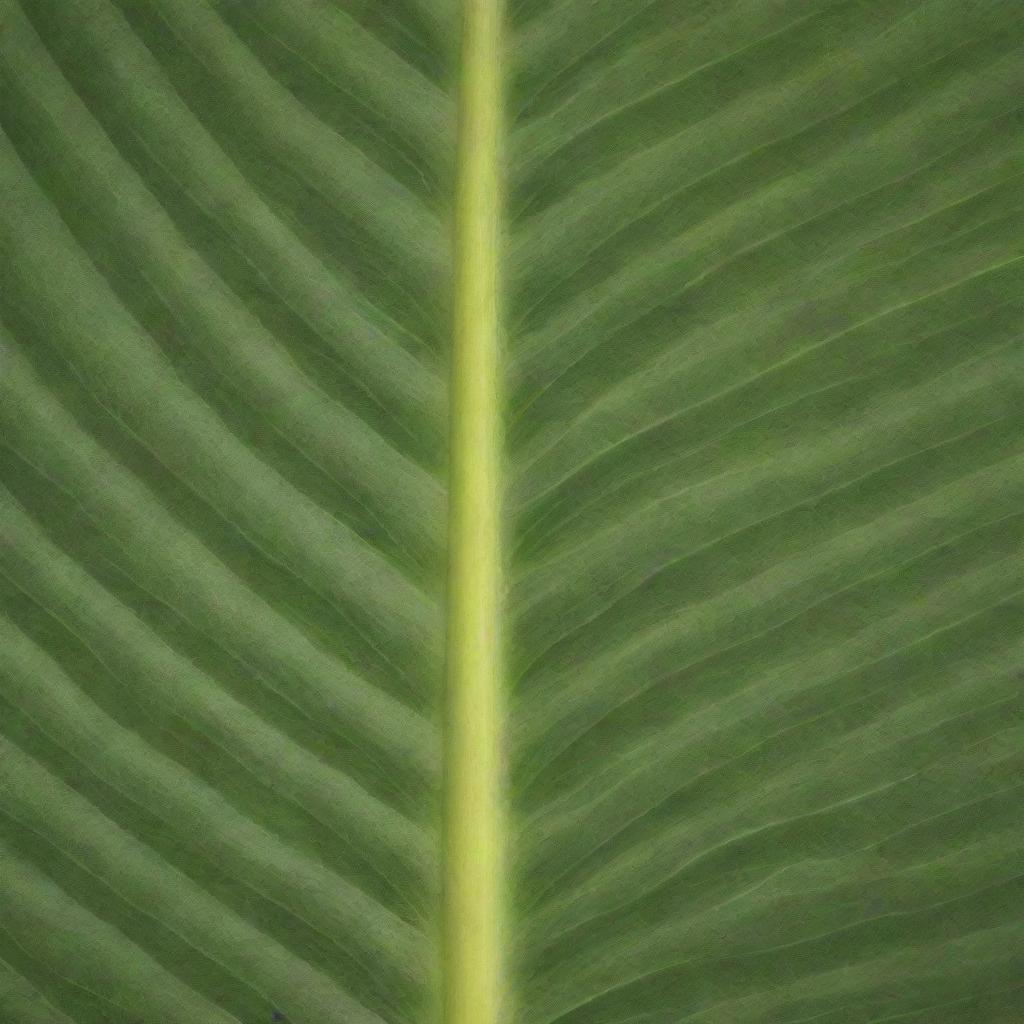 A highly detailed and vibrant image of a drumstick leaf, capturing the unique shape and lush green color.