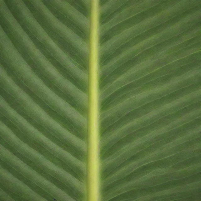 A highly detailed and vibrant image of a drumstick leaf, capturing the unique shape and lush green color.