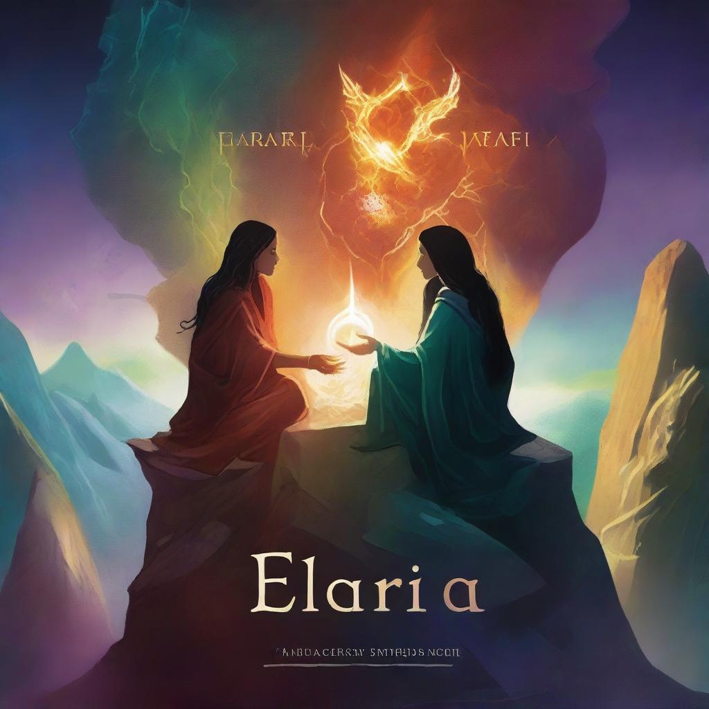 Cover design for the book 'Elaria: The Shattered Peace'