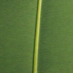A highly detailed and vibrant image of a drumstick leaf, capturing the unique shape and lush green color.