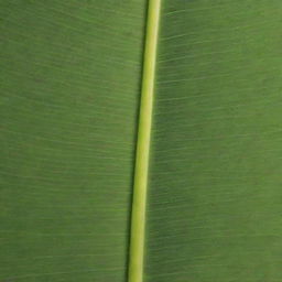 A highly detailed and vibrant image of a drumstick leaf, capturing the unique shape and lush green color.