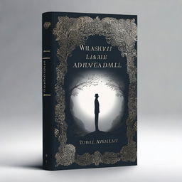 A captivating and elegant book cover for a novel