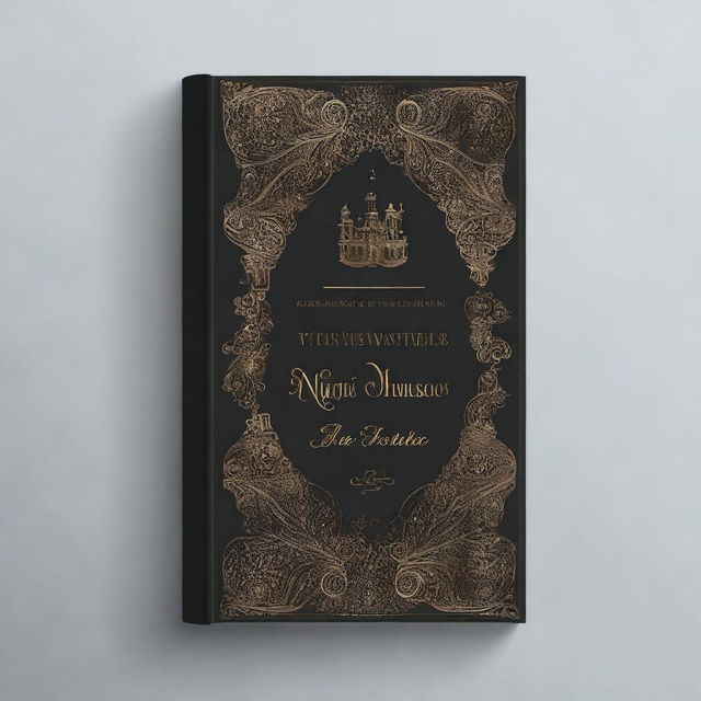 A captivating and elegant book cover for a novel