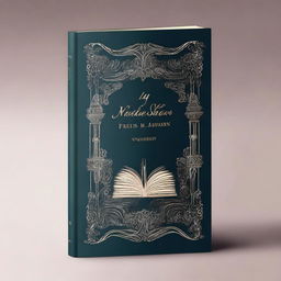 A captivating and elegant book cover for a novel