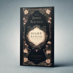 A captivating and elegant book cover for a novel