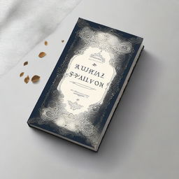 A captivating and elegant book cover for a novel