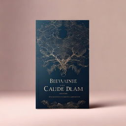 A captivating and elegant book cover for a novel