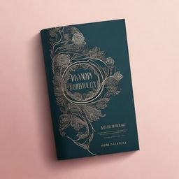 A captivating and elegant book cover for a novel