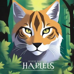 A book cover in the style of Erin Hunter's Warriors series