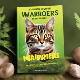 A realistic book cover in the style of Erin Hunter's Warriors series