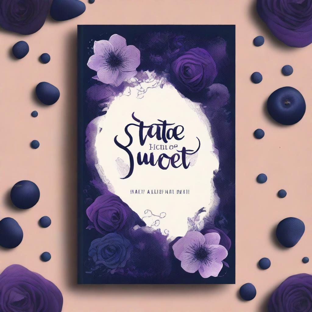 Create a dark-themed book cover titled 'State Of Sweet Sorrow'