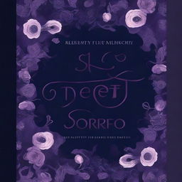 Create a dark-themed book cover titled 'State Of Sweet Sorrow'